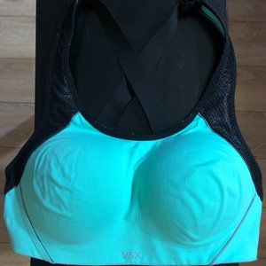 Slightly Used Victoria Secret- VSX Sports seagreen racerback Bra- 32D